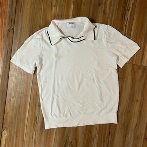 Old Navy Men's Off-White Polo Shirt